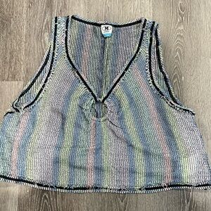 Crocheted Missoni tank top